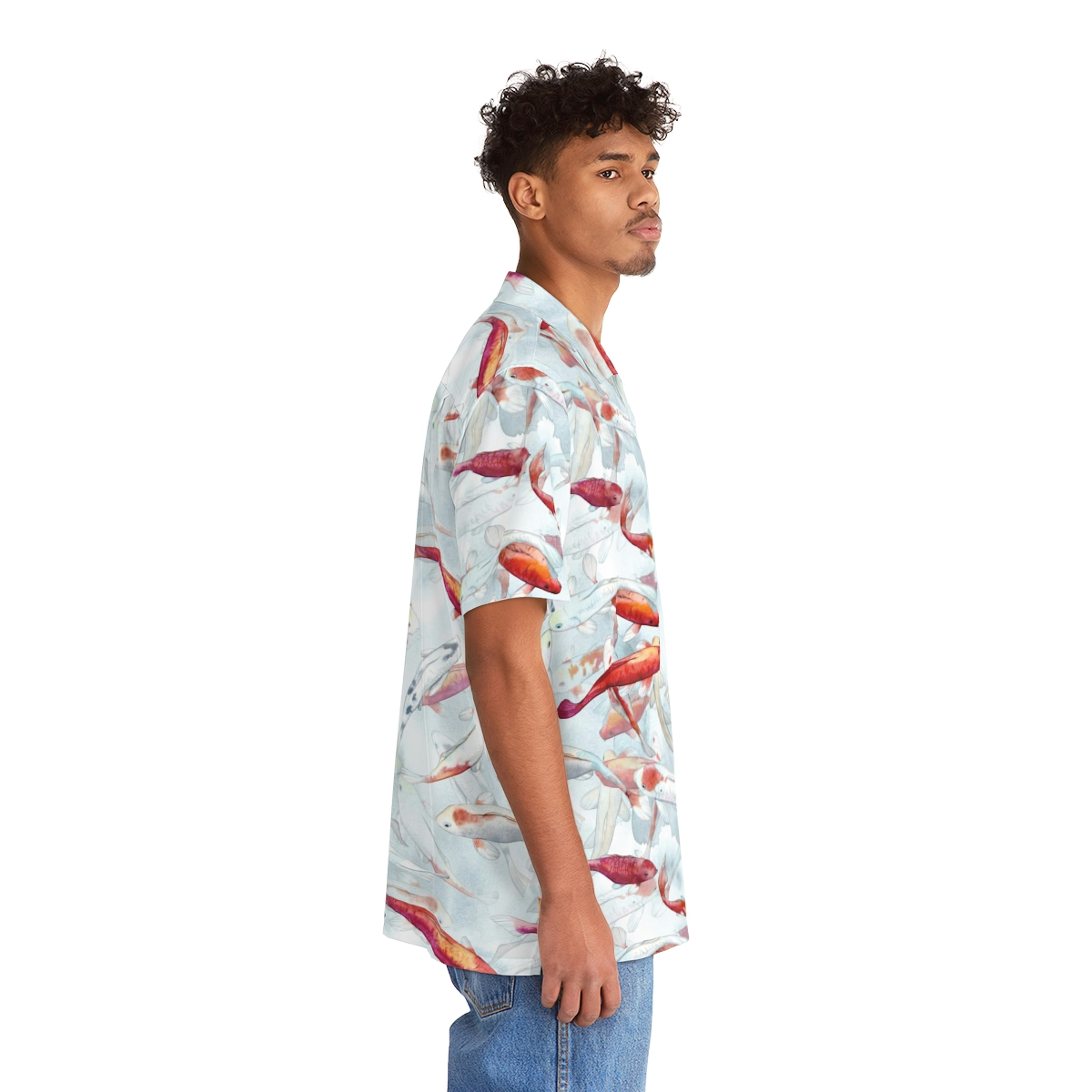 Koi Fish Men's Hawaiian Shirt