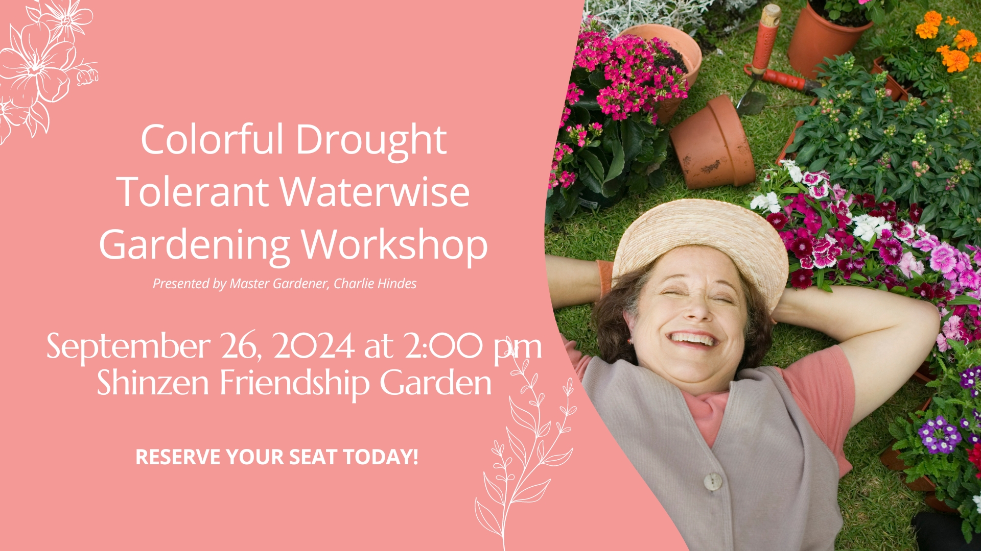 learn and grow session creating colorful drought tolerant waterwise gardening